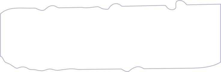 Rectangle Aesthetic Outline Design Element Vector