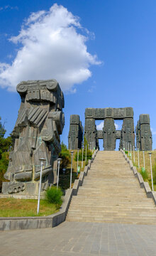 Epic Chronicles Unveiled: Exploring the Majestic Grandeur of the Ancient Chronicles of Georgia Monument"