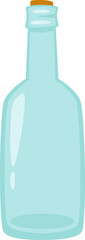 Glass Bottle With Cork