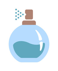 Fragrance, perfume vector icon illustration