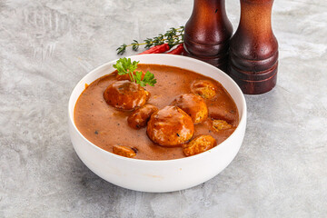 Beef Meatball with tomato sauce