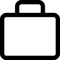 bagsuitcase icon illustration in outline style used for web, UI, banner, packaging and many other purposes