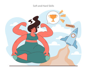 Skills development. Professional competences hard and soft skills