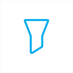 Filter icon vector illustration symbol