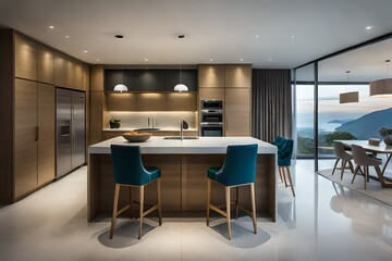 modern dining room