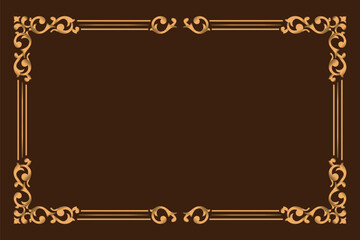 Vintage frame illustration