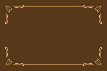 Vintage frame illustration