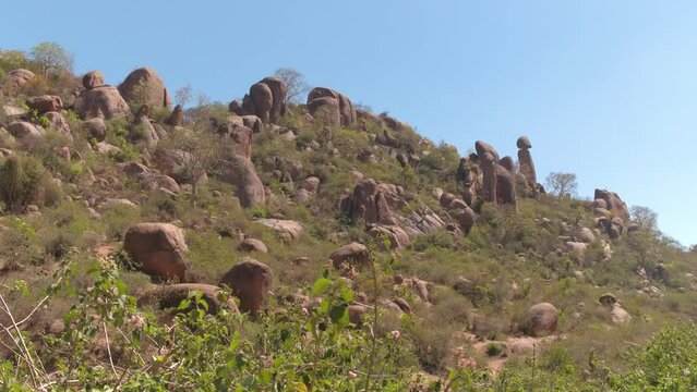 Phallic Rocks At The Valley Of Marvels Babile Ethiopia
