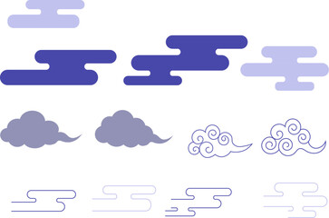 동양 전통 구름