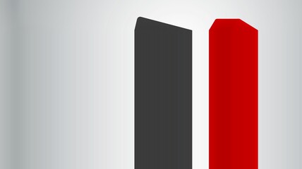 3d rendering of purple and blue abstract geometric background. Scene for advertising, technology, showcase, banner, cosmetic, fashion, business. Sci-Fi Illustration. Product display