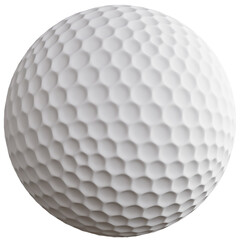 3d render of golf ball isolated.