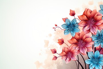 flower background, Generative AI
