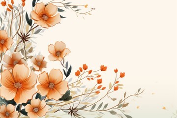 flower background, Generative AI