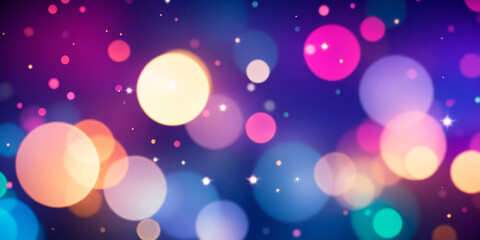 abstract background with bokeh defocused lights and shadow at night