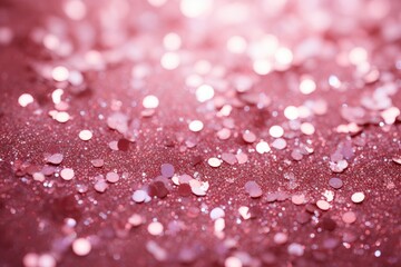 Pink glitter texture abstract banner background. Generative AI