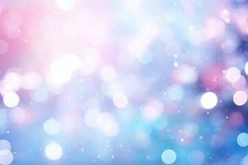 Fototapeta premium Christmas lights to use as a defocused background. Gold and blue colors. Generative AI