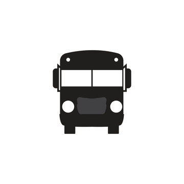 school bus logo icon
