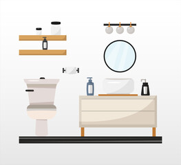 toilet room interior