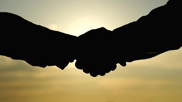 teamwork, friendly handshake silhouette, friendship sign agreement confirmation agreement deal, people strong handshake, business friendly handshake sunset, teamwork together, share handshake like