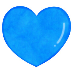 blue heart 