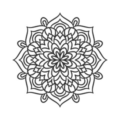 Fototapeta premium Ethnic Mandala Round Ornament Pattern