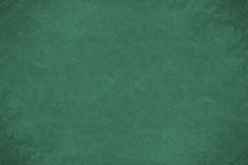 Texture of green concrete background. Dark wallpaper with cement texture. Decorative nature wall concept, surface mockup. Abstract backdrop for art design. Top view, close up, copy space
