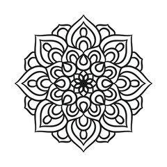 Ethnic Mandala Round Ornament Pattern