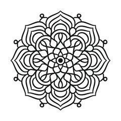 Ethnic Mandala Round Ornament Pattern