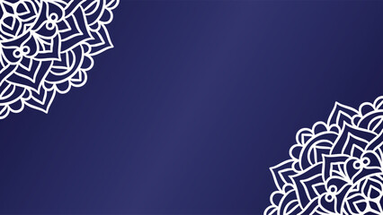 Mandala round ornament background template