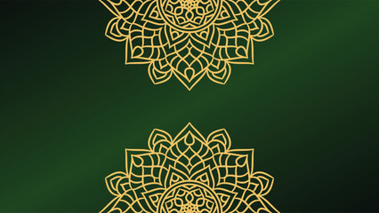 Mandala round ornament background template