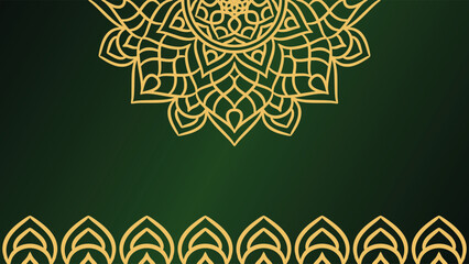 Mandala round ornament background template
