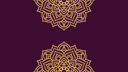 Mandala round ornament background template
