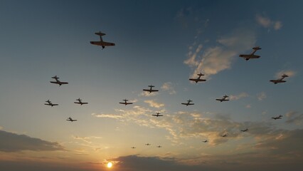 plane flying in the sky