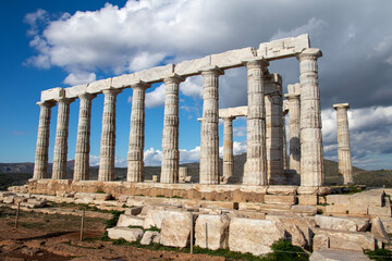 Fototapeta premium Temple of Poseidon, Sounion