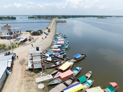 Beautiful Haor Areas In Kishoreganj, Bangladesh