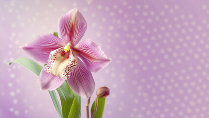 Purple Miltonia spectabilis orchid flower background, Flowers composition as background project graphic design