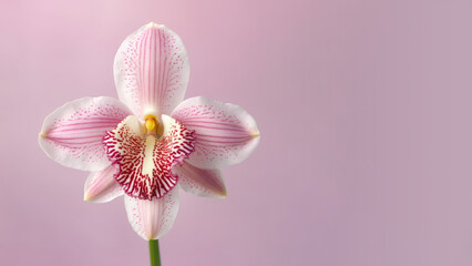 Obraz na płótnie Canvas Pink Miltonia spectabilis orchid flower background, Flowers composition as background project graphic design