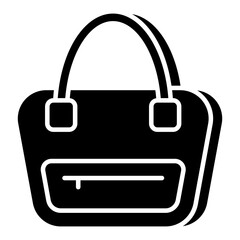 An icon design of handbag having editable quality 