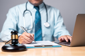 In personal injury law, a lawyer wields legal authority, balancing medicine and justice, guiding...