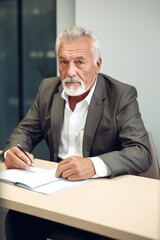 shot of a mature man applying for a job at an employment agency