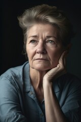 shot of a mature woman struggling with depression