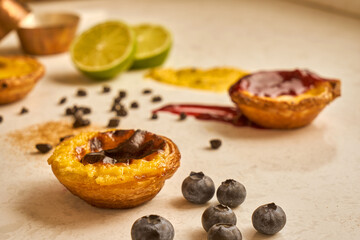 Portuguese custard tarts are crisp, creamy, and decadently sweet. De nata.