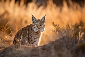 Graceful Bobcat: Wilderness Majesty in Focus