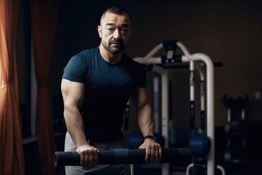 portrait of a quadriplegic athlete standing in sportswear
