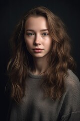 Fototapeta premium portrait of a young woman in casual wear