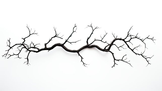 White background with branch silhouette