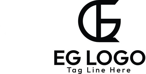 Eg Logo design , EG logo icon ,EG letters