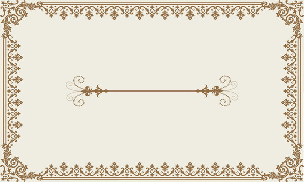 Luxury Golden floral frames design 