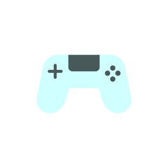 Joystick Flat Icon. Joystick Logo. Vector Illustration. Isolated on White Background