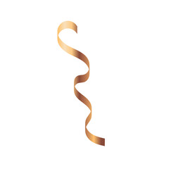 Luxury Spiral Golden Ribbon